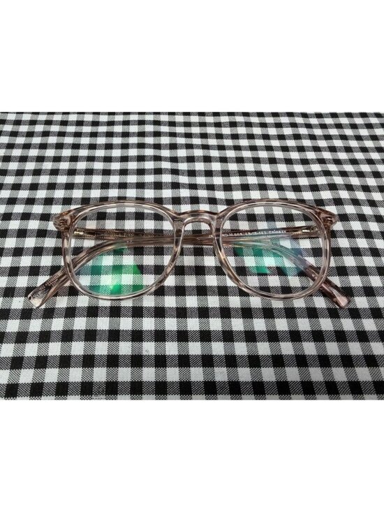 Warby Parker Durand M 668 Rose Water Pink Clear Eyeglasses Frames 48-18-142